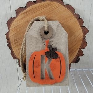 Fall Door Hanger Letter "K"
